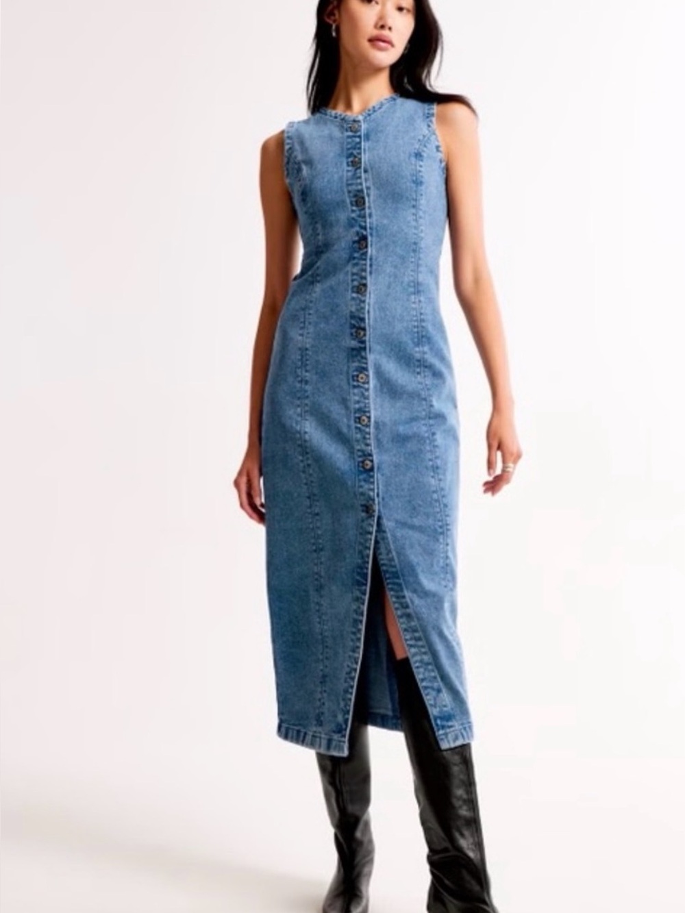 Abercrombie Jean button up dress